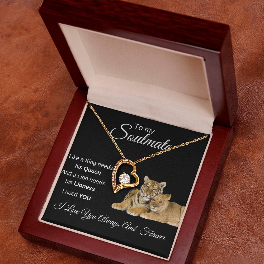 To My Soulmate | Forever Love Necklace