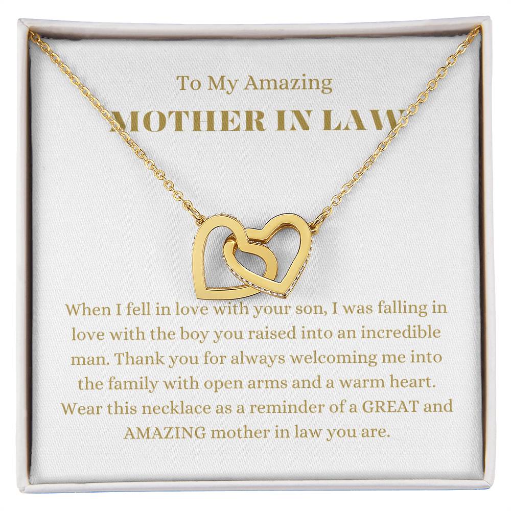 To My Amazing Mother in Law | Interlocking Heart