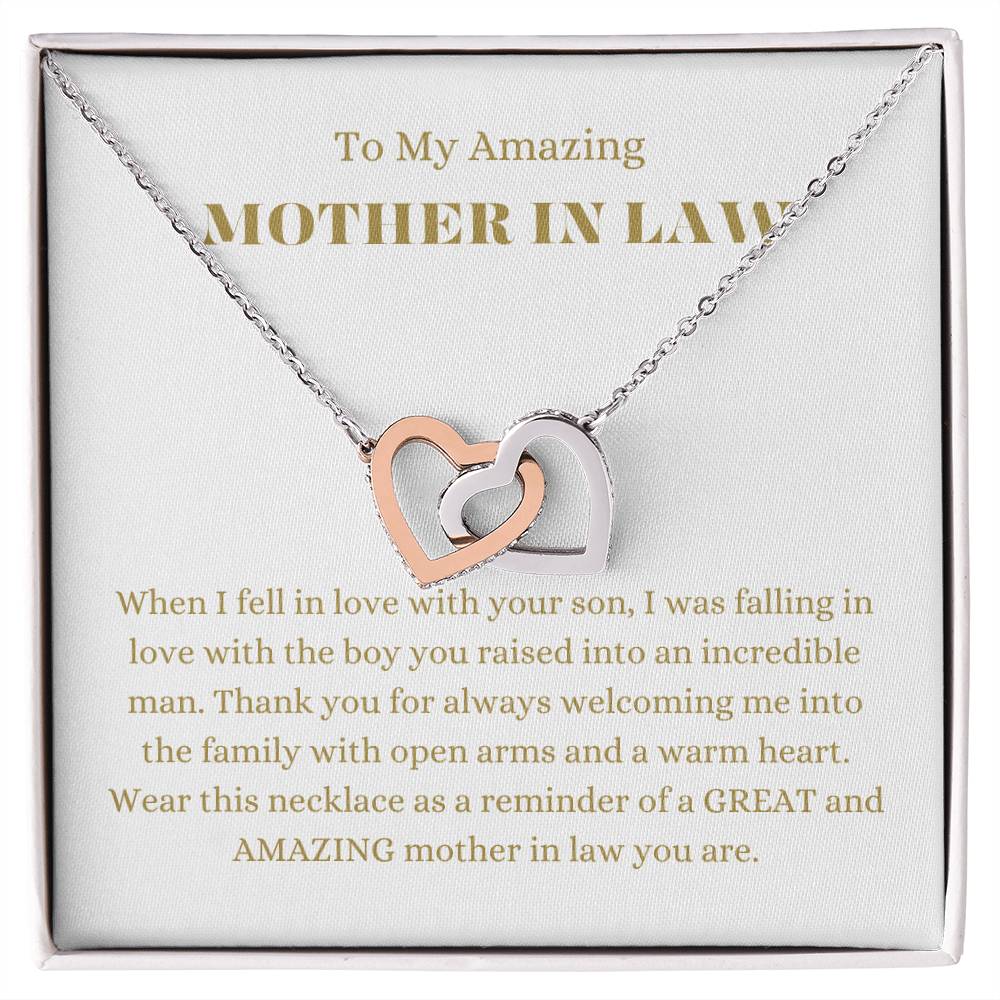 To My Amazing Mother in Law | Interlocking Heart