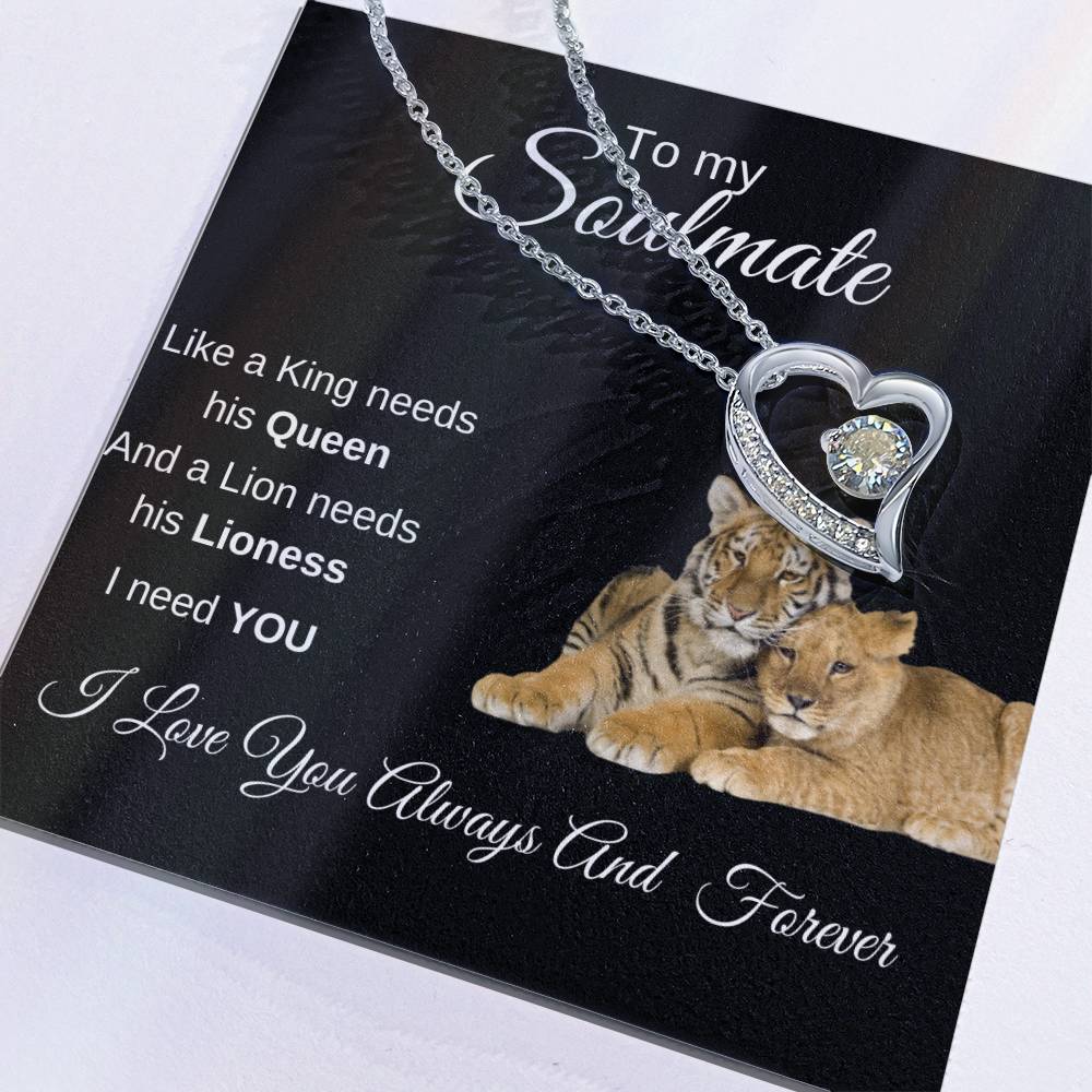 To My Soulmate | Forever Love Necklace