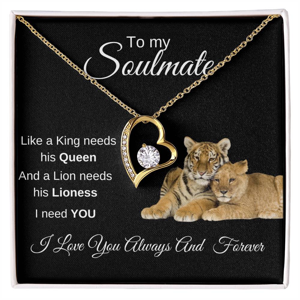 To My Soulmate | Forever Love Necklace