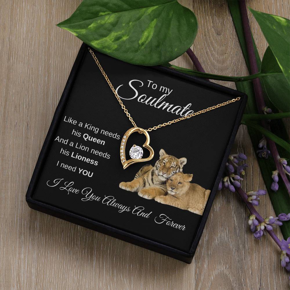 To My Soulmate | Forever Love Necklace